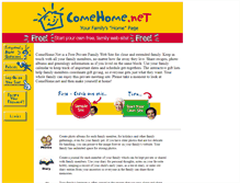 Tablet Screenshot of comehome.net
